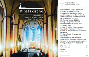 #Instakirche in St. Jacobi Hamburg